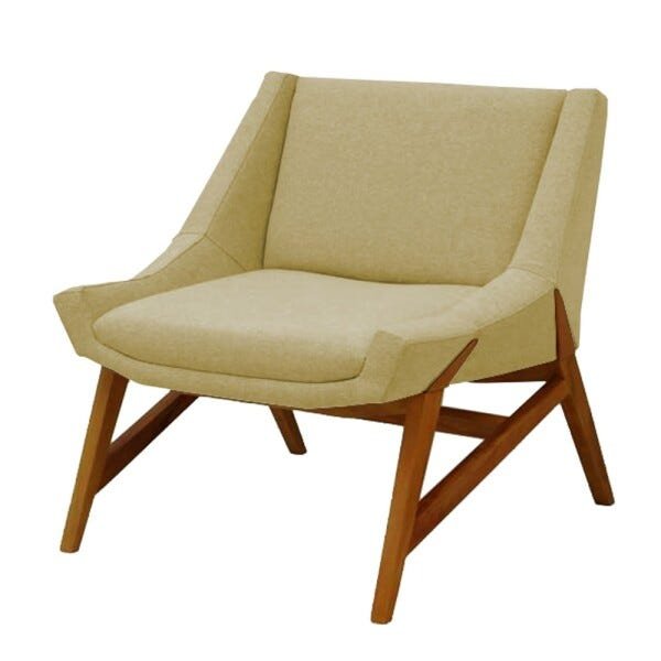 Kit 2 Poltronas Decorativas Annecy Linho Bege - Gran Belo - 7