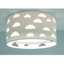 Ver imagem 3 de LUMINÁRIA INFANTIL PLAFON NUVENS DUPLO ROSA 30X16