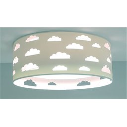 LUMINÁRIA PLAFON NUVENS DUPLO RECORTE CINZA 40X16 - 2