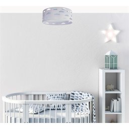 LUMINÁRIA PLAFON NUVENS DUPLO RECORTE CINZA 40X16 - 3