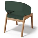 Ver imagem 6 de Kit 02 Cadeiras de Jantar e Estar Living Estofada Lince L02 Linho Verde Musgo - Lyam Decor