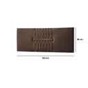Ver mais imagens de Cabeceira Painel Estofada Nevada Suede Marrom Casal 1,40m para Cama Box