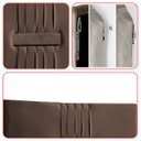 Ver imagem 7 de Cabeceira Painel Estofada Nevada Suede Marrom Casal 1,40m para Cama Box