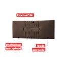 Ver imagem 6 de Cabeceira Painel Estofada Nevada Suede Marrom Casal 1,40m para Cama Box