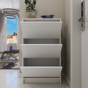 Ver imagem 3 de Estante Sapateira Porta Sapatos Organizador Pares Multiuso:branca