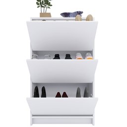 Estante Sapateira Porta Sapatos Organizador Pares Multiuso:branca - 1