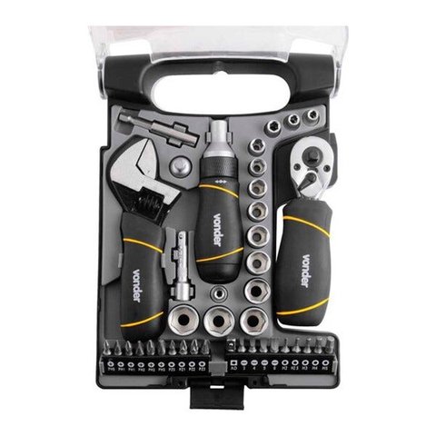 Jogo De Ferramentas Vonder Com Catraca E Bits 40 Peças
