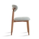 Ver imagem 3 de Cadeira de Madeira Organne Damasco Encosto e Assento Estofado