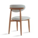 Ver imagem 2 de Cadeira de Madeira Organne Damasco Encosto e Assento Estofado