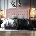 Ver imagem 7 de Cabeceira de Cama Box Casal 140 cm Baronesa Cor:Rose