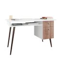 Ver imagem 2 de Escrivaninha com Nicho e Retrô Rt 3067 1 Gaveta 1 Porta 130cm