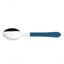 Ver imagem 1 de Kit 24 Colher de Mesa Tramontina Leme Inox Azul Oceano