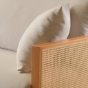 Ver imagem 5 de Poltrona para Sala de Estar Madeira Maciça Palha Rattan Arthur