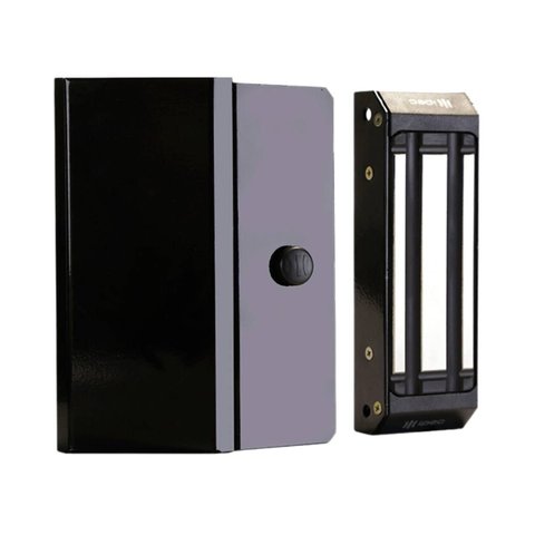 Fechadura Magnética Eletroímã M150 sem Sensor - Ipec - Preto