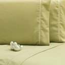 Ver imagem 3 de Jogo de Cama Queen 400 Fios Capuccino Ponto Palito 4 Peças Casa Dona