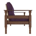 Ver imagem 5 de Jogo Sofá Madeira Maciça 3 Lugares e 2 Poltronas Liz Multimóveis Vcr7001 - Lilás