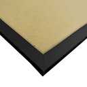 Ver imagem 2 de Moldura Quadro A4 21x30 Diploma Certificado Foto sem Vidro Tacolado Moldura Trad 1cm Preta sem Vidro