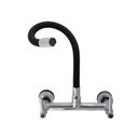 Ver imagem 6 de Torneira Para Cozinha Misturador De Parede Flexível Preto Black  Fosco ¼” de volta cerâmico