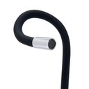 Ver imagem 2 de Torneira Para Cozinha Misturador De Parede Flexível Preto Black  Fosco ¼” de volta cerâmico