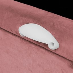 Base Box Baú Solteiro 88x188x35 Suede com Pistão a Gás - Rosa - 4