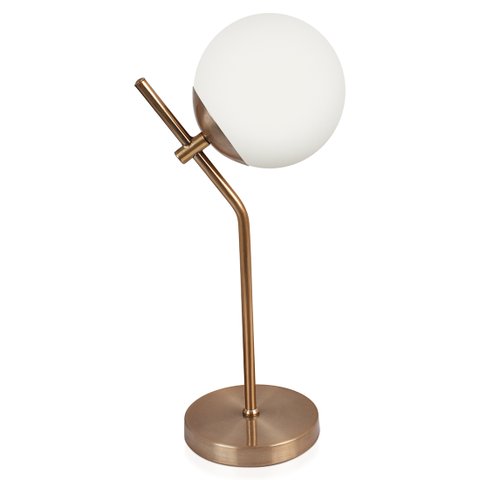 Abajur Luminária De Mesa Aro Jabuticaba Globo Orby New Cobre