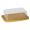 Ver imagem 1 de Porta Manteiga Bambu com Tampa Acrílico 19 Cm X 13 Cm