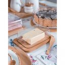 Ver imagem 2 de Porta Manteiga Bambu com Tampa Acrílico 19 Cm X 13 Cm