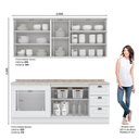 Ver imagem 7 de Cozinha Compacta 4 Peças Com Módulo Forno Embutir Branco