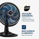 Ver imagem 4 de Ventilador de Mesa Mondial Super Turbo 8 Pás 40cm 140w 220v Preto - Vtx-40-crystal