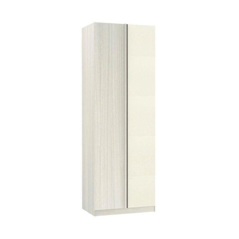 Guarda-roupa Solteiro Luciane Canto Reto Direito e Esquerdo Prime Plus 1 Porta 80 Cm