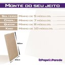 Ver imagem 6 de Cabeceira Modulada Estofada Adesiva Nuvem 2 Módulos 60x20cm Cinza