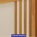 Ver imagem 5 de Guarda-Roupa para Quarto Casal 2 Portas Milano MDF Marrom/Cinamomo/Off White