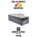 Ver imagem 7 de Cama Box Solteiro com Baú 88x188 com Colchão Adapto Ecoflex Molas Ensacadas Suede