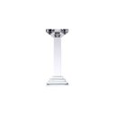 Ver imagem 1 de Castiçal de Vidro Óptico Pillar 9cmx9cmx23cm Rojemac
