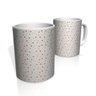 Caneca De Porcelana Nerderia e Lojaria bolinhas laranja colorido - 1