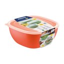Ver imagem 2 de Jogo de Potes Tramontina Mixcolor em Polipropileno Laranja com Tampa Transparente 3 Peças