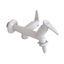 Ver imagem 1 de Torneira para Tanque e Máquina Modelo 1/4 de Volta Parede Linha Lisboa Abs Cor Branco Durín