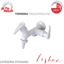 Ver imagem 2 de Torneira para Tanque e Máquina Modelo 1/4 de Volta Parede Linha Lisboa Abs Cor Branco Durín