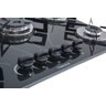 Fogão Cooktop Premium 5 bocas Tripla Chama 147 Preto Chamalar - 2
