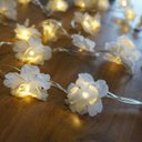 Ver imagem 3 de Fio de Luz Luz de Fada Flores de Cerejeira Brancas 50 Leds Bivolt