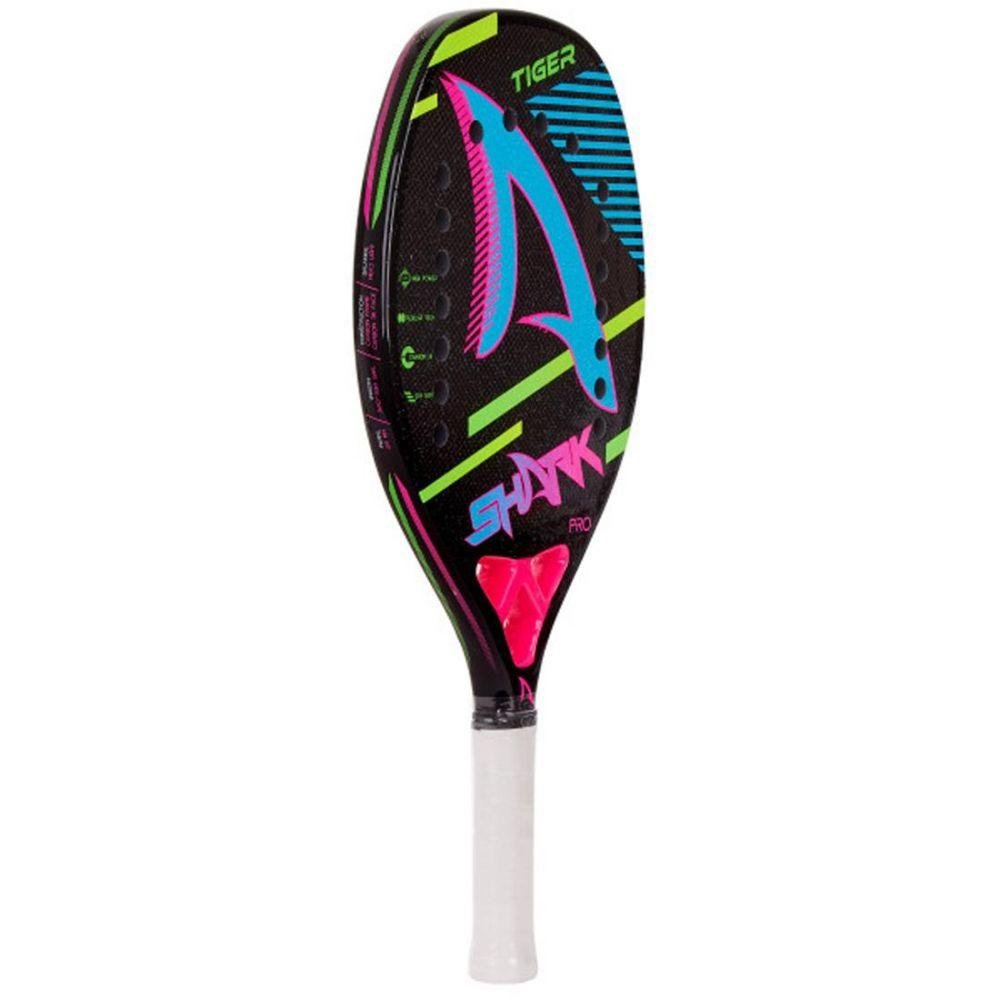 Raquete de Beach Tennis Shark Tiger 2022 Preto - 3