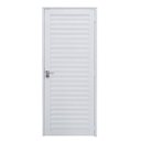 Ver imagem 1 de Porta Palheta de Alumínio Branco Maçaneta Premium Linha Roma:Direita/ 210 x 90