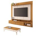 Ver imagem 1 de Home Suspenso Zenith Cinamomo Off White com Mesa de Centro Cadenza Off White Cinamomo - HB Móveis