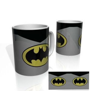 Caneca decorativa Nerderia e Lojaria batman old colorido