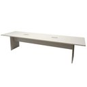 Ver imagem 4 de Mesa de Reunião Cinza 3,20m X 1,10m 2 Caixas de Tomadas F5