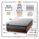 Ver imagem 4 de Cama Box Molas Ensacadas Benton Casal 138x188 King House