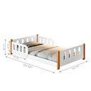 Ver imagem 2 de Cama Cercadinho Infantil Colchão Clarise Branco