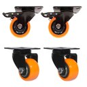 Ver imagem 1 de Kit 4 Rodas Rodinhas Giratórias Reforçada [40mm]