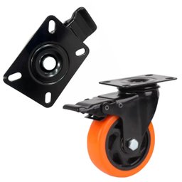 Kit 4 Rodas Rodinhas Giratórias Reforçada [40mm] - 4