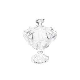 Bomboniere de Cristal com Pé e Tampa Sky 12,5cmx17,5cm Rojemac - 3 Bomboniere de Cristal com Pé e Tampa Sky 12,5cmx17,5cm Rojemac - 3